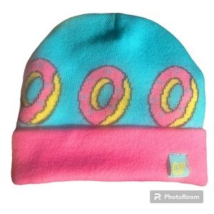 Odd future donut beanie pink and blue hat OFWGKTA OF